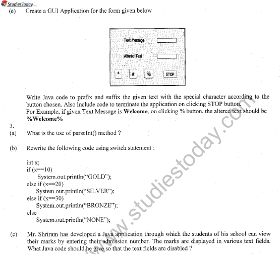 CBSE Class 11 Informatics Practices Question Paper Set K Solved